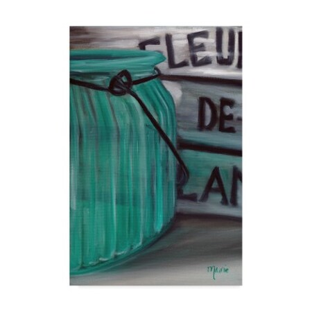 Trademark Fine Art Marnie Bourque 'Blue Jar And Box' Canvas Art, 12x19 ALI21379-C1219GG